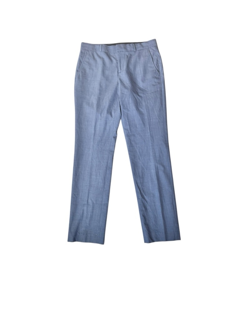 Banana Republic Ryan Fit Blue Wool Dress Pants 8L Tailored Work Office R35